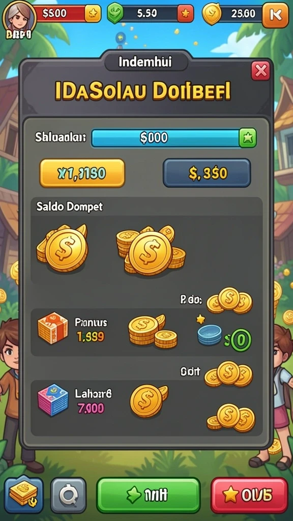 luckyfishing - Tampilan lokasi memancing yang indah dan realistis.