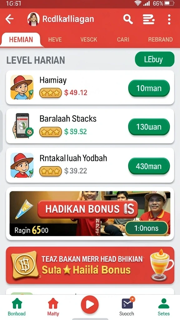 pt777 - Tampilan antarmuka yang mudah digunakan untuk navigasi.