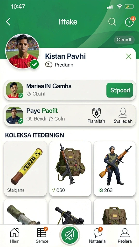 rejekipop - Tampilan utama dengan karakter yang menarik.